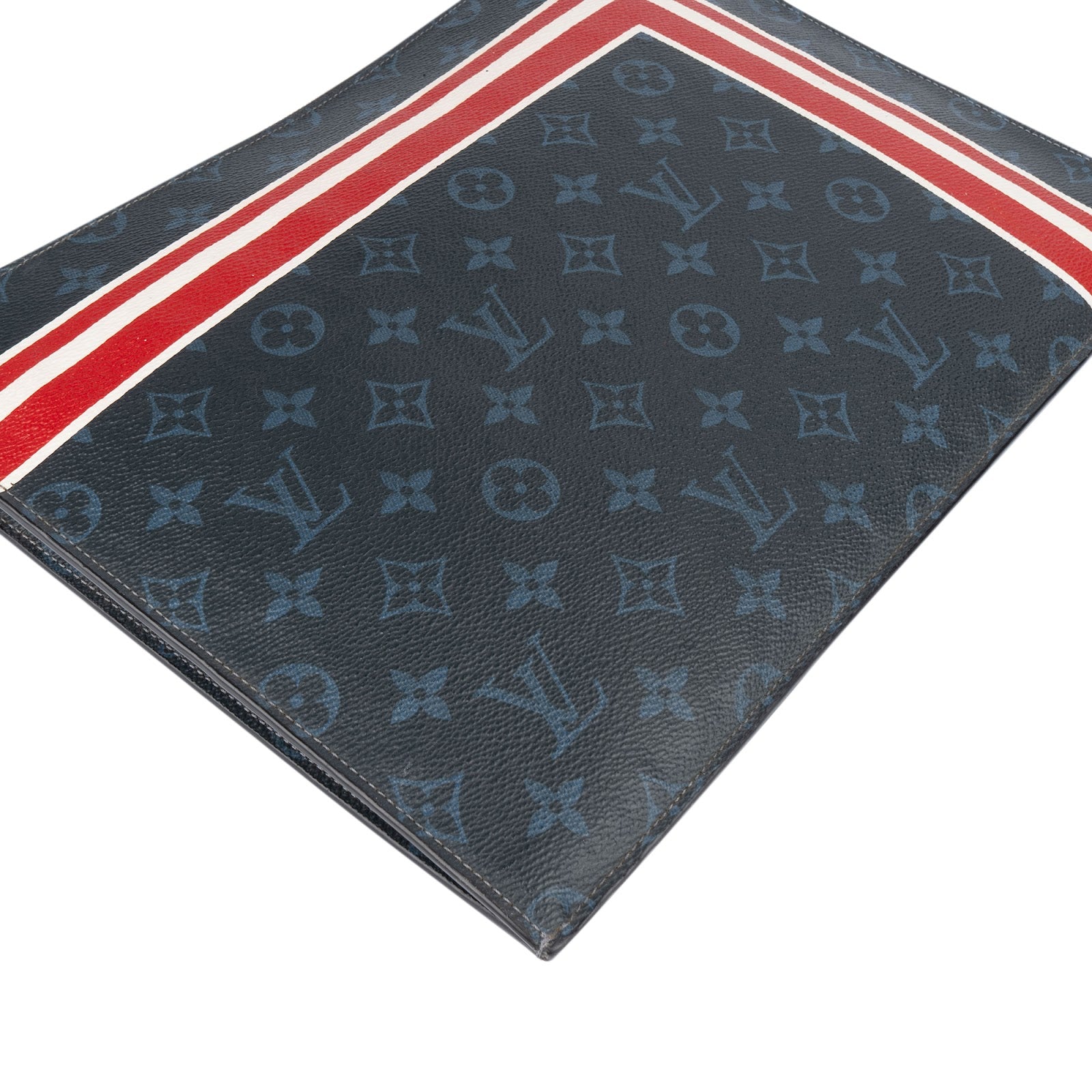 Louis Vuitton Monogram Eclipse Canvas Pochette Apollo Clutch - vintageandkickz