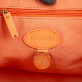 Mulberry Del Rey Orange Ostrich Leather Bayswater Handbag
