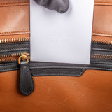 Céline Tricolor Leather Luggage Handbag