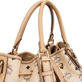 MCM Monogram Visetos Dessau Drawstring Handbag