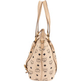 MCM Monogram Visetos Satchel Handbag