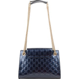 Gucci Guccissima Patent Leather Emily Horsebit Crossbody Bag