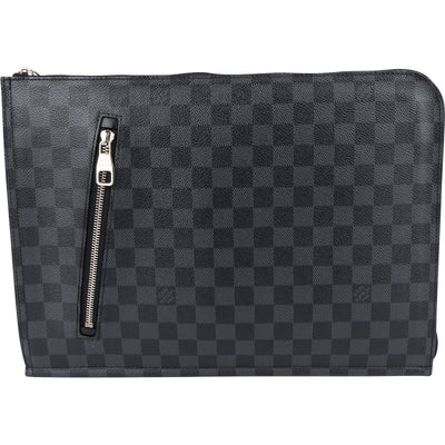 Louis Vuitton Monogram Damier Graphite Mick PM Porte Documents Clutch