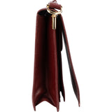 Cartier Bordeaux Leather Clutch Bag