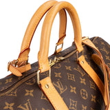 Louis Vuitton Monogram Canvas Keepall 50 Bandoulière Travel Bag