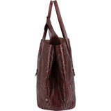 Alaïa Leather Studded Motif Mina Tote Shoulder Bag