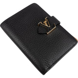 Louis Vuitton Grained Taurillon Leather Capucines Compact Wallet