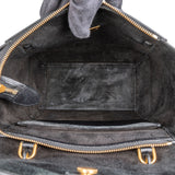 Celine Black Grained Calfskin Belt Handbag