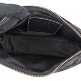 Coach Monogram Wool Optic Signature Demi Pochette Handbag