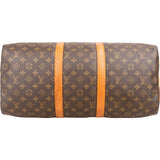 Louis Vuitton Monogram Canvas Keepall 50 Bandoulière Travel Bag