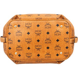 MCM Monogram Visetos Drawstring Bucket Crossbody Bag