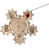 Chanel Tweed and Pearl CC Star Brooch