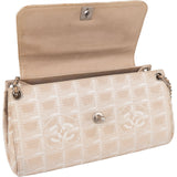Chanel Travel Line Monogram Single Flap Crossbody Bag