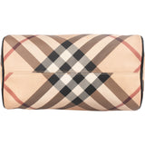 Burberry Nova-Check Monogram Boston Handbag