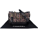 Chanel Tweed Leather Gabrielle Bicolor Chain Small Crossbody Bag