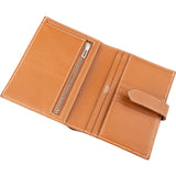 Hermès Gold Brown Epsom Leather H Béarn Compact Wallet