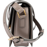 Celine Grey Shiny Calfskin Teen Triomphe Crossbody Bag