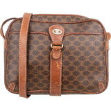 Celine Macadam Monogram Canvas Buckle Camera Crossbody Bag
