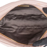 Miu Miu Pink Nappa Leather Gathered Crossbody Bag