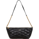 Saint Laurent Quilted Lambskin Sade Pochette Shoulder Bag