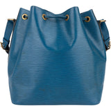 Louis Vuitton Blue Epi Leather Sac Noé Petit Shoulder Bag