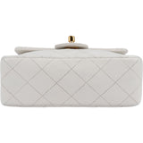 Chanel Quilted Lambskin Small 24K Gold Single Flap Crossbody Bag