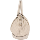 Gucci Cream Guccissima Leather Sukey Handbag
