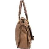 Chloé Grained Calfskin Marcie Medium Satchel Handbag