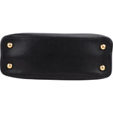 Louis Vuitton Noir Taurillon Leather Capucines MM Handbag