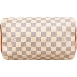 Louis Vuitton Monogram Damier Azur Canvas Speedy 25 Handbag