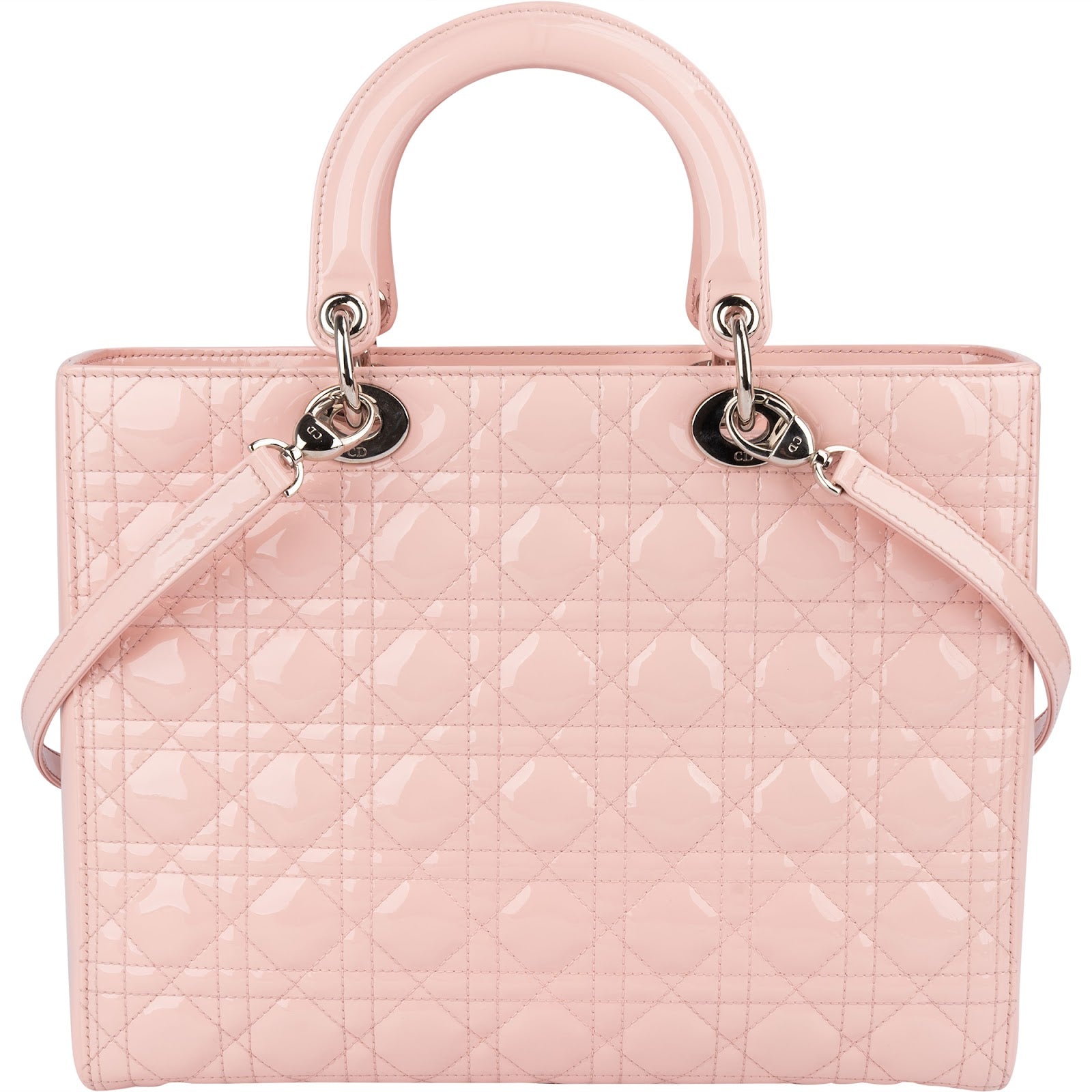 [🔄️B11 / F22] Dior Patent Calfskin Lady D-Joy Handbag - vintageandkickz