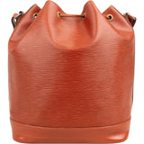 Louis Vuitton Cognac Epi Leather Sac Noé Grande Shoulder Bag