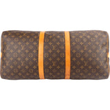 Louis Vuitton Monogram Canvas Keepall 55 Bandoulière Travel Bag