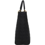 Christian Dior Quilted Nylon Lady Dior Handbag