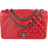 Chanel Quilted Medium Antique Boy Single Flap Crossbody Bag