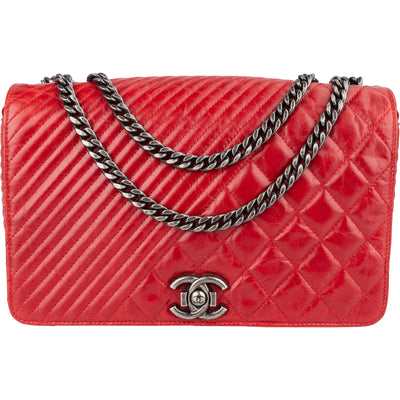 Chanel Quilted Medium Antique Boy Single Flap Crossbody Bag - vintageandkickz