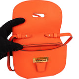Hermès Orange Clemence Leather Convoyeur Crossbody Bag