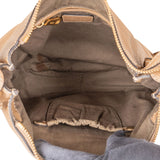 Chloé Pebbled Leather Marcie Saddle Hobo Shoulder Bag