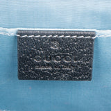 Gucci Grained Leather Padlock Bee Star Print Small Crossbody Bag