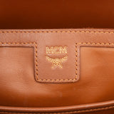 MCM Monogram Visetos Studded Emblem Stripe Stark Small Backpack