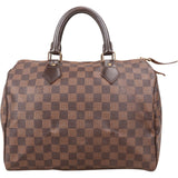Louis Vuitton Monogram Damier Ebene Speedy 30 Handbag
