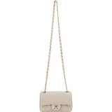 Chanel Quilted Lambskin Rectangular Mini Single Flap Crossbody Bag