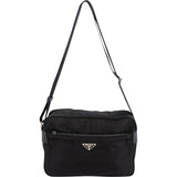 Prada Tessuto Triangle Messenger Crossbody Bag