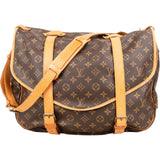 Louis Vuitton Monogram Canvas Saumur 40 Crossbody Bag