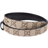 Gucci Monogram GG Leather Reversible Turnlock Supreme Belt (90 / 36)