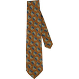 Giorgio Armani Paisley Dot Print Silk Tie Krawatte