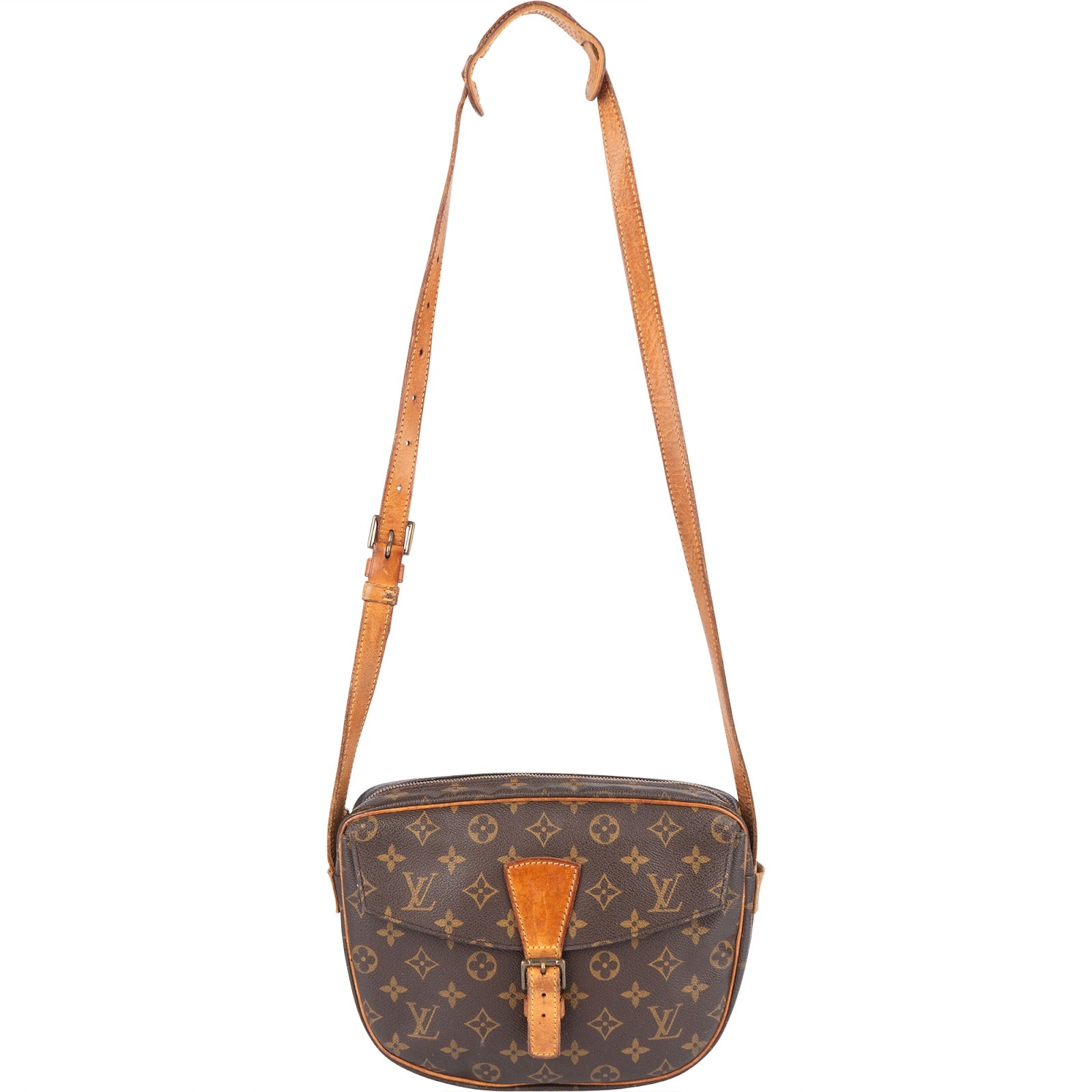 Louis Vuitton Monogram Canvas Jeune Fille GM Crossbody Bag - vintageandkickz