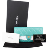 Chanel Quilted Lambskin Classic CC Single Flap Wallet