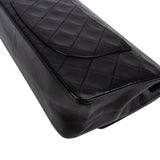Chanel Quilted Lambskin Medium 24K Gold Double Flap Shoulder Bag
