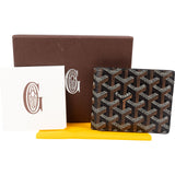 Goyard Black Monogram Goyardine Bifold Victoire Wallet
